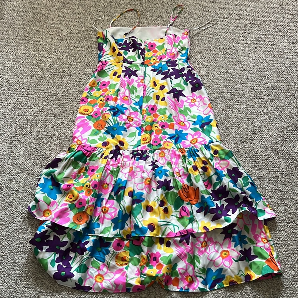 Like new, J.Crew floral maxi dress. - Picture 4 of 6